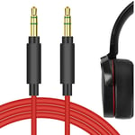Geekria QuickFit Audio Cable Compatible with Sony WH-H710N, WH-H700N, WH-H810, WH-H800, WH-1000XM4, WH-1000XM3, WH-1000XM2, WH-XB910N Cable, 3.5mm Aux Replacement Stereo Cord (5.6 ft/1.7 m)