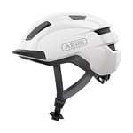 ABUS Casque de vélo PURL-Y - adapté aux trajets en VAE et Speed Bikes - casque de protection stylé NTA adapté aux trajets en adultes et adolescents - blanc, taille M