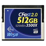 Wise Wise CFast 2.0 Card 3500x 512GB