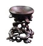 Wooden Stand for Crystal Sphere Quartz Ball Orb Holder Egg Base Hollow Wood Stand Globe Stone Decor Display (C(s)-1pc)