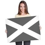 Destination Vinyl Posters A1 - Scottish Flag Scotland Britain Art Print 90 X 60 cm 180gsm satin gloss photo paper #36592