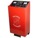 Tecnoweld - Chargeur démarreur de batterie 12-24V Charge 89A auto poids lourds 700 Ah TEC600 sur roues