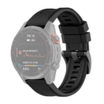 Reim i silikon till Garmin fenix 7S 20mm - Svart