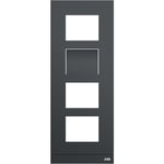 ABB-Welcome Frame för videosystem, antracit, storlek 1/4, 41384CF-B