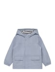 Mango Hooded Water-Repellent Parka Blå