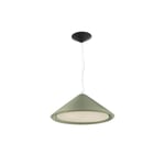 Hue 3 Light Small Dome Ceiling Pendant Olive green E27