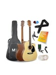 Mx By 3Rd Avenue Performance Series Acoustic Guitar Full Size Guitar Package - Natural
