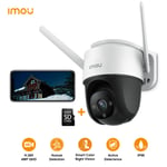 IMOU 4MP Wifi Security Camera PTZ Outdoor IP Camera Two-Way Audio + 64GB SD Card
