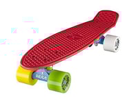Ridge Skateboards 22" Mini Cruiser Board, Mix It Up, Complet, fabriqué au Royaume-Uni, 55cm - Couleurs mélangées audacieuses