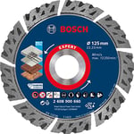 Bosch Professional 1x Expert MultiMaterial Diamond Cutting Disc (for Concrete, Ø 125 mm, Accessories Small Angle Grinder)
