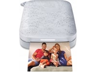 Hp Sprocket 200 Printer, Zink (Inget Bläck), 313 X 400 Dpi, 2" X 3" (5X7.6 Cm), Kantfri Utskrift, Bluetooth, Pärlemorfärgad