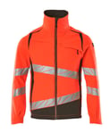 JAKKE, 5XL, HI-VIS RØD/MØRK ANTR