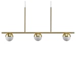 Nordlux Contina 3-Spot taklampa mässing