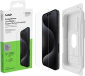 Belkin ScreenForce UltraGlass 2 Treated iPhone 15 Pro Max Screen...