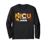 Stethoscope NICU Nursing Fall Vibes Neonatal Nurse Long Sleeve T-Shirt