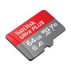 SANDISK Sandisk MicroSDXC Ultra Plus 64GB 150MB/s A1 C10 UHS-1 SDSQUBC-064G-GN6MA
