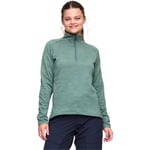 Kari Traa Berthe Half Zip Midlayer Genser Dame - Grøn - str. XS