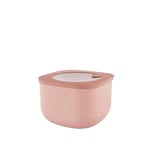 Guzzini - Kitchen Active Design, STORE&MORE BIO, Deep Airtight Fridge/Freezer/Microwave Containers (M) - Peach Blossom Pink, 16 x16 x h10,7 cm | 1550cc - 170723251