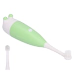 (Green)Toddler Electric Toothbrush Kids Plastic Cleaning Toothbrushes DDD