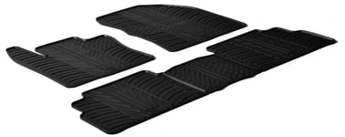 Gummimattor lampliga for Toyota Verso 2009 TDesign 5delad monteringsklammor