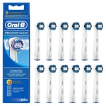 Oral-B PrecisionClean Electric Toothbrush Replacement Heads Powered by Braun - Pack of 12