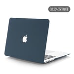 Convient pour macbook Pro coque de protection air 13 pouces coque de protection coque ordinateur 14 pouces notebook apple shell - sables mouvants vert océan profond - creux 2019Pro16 (a2141)