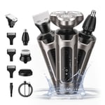 SEJOY 5IN1 Men Electric Rotary Shaver Rechargeable Pubic Hair Beard Body Trimmer