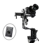 Movo Aluminum Motorized 360° Pan/Tilt Gimbal Head for Tripods & Jibs - Supports Cameras up to 5kg