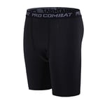 BMYUK Men's Athletic Sports Tight Shorts Pants Briefs Compression Underwear Comfortable Summer Male Gym Running Shorts L