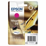 Original Epson 16, Pen Magenta Ink Cartridge WF-2530WF WF-2540WF WF-2630WF T1623