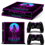 Kit De Autocollants Skin Decal Pour Couleur Ps4 Game Console Fortnite Fortnite Controller, T1tn-Ps4-7188