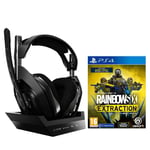 Astro - A50 Wireless + Base Station & Tom Clancy's Rainbow six: Extraction (PS4) Bundle