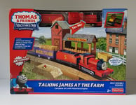 Thomas & Friends Talking James At The Farm Trackmaster Fisher Price RARE 2011