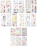 Zink Colorful & Decorative Sticker Sets for Instant Photo Paper Projects (Mint, Snap, Zip, Pop, Z2300) - 9 Unique Sets.