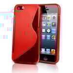 S-Line skal iPhone 5C (Röd)