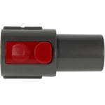 Vhbw - Adaptateur pour aspirateur à raccord 32mm compatible avec Dyson Cinetic Big Ball CY22 - rouge / gris foncé, plastique
