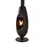 Poêle à bois en fonte Invicta Ove 10kW 120m²
