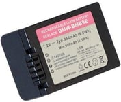 Kompatibelt med Panasonic Lumix DMC-FZ60, 7.4V (7.2V), 890 mAh