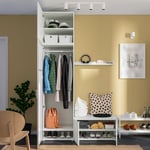 IKEA PLATSA garderob med 4 dörrar 140x57x241 cm