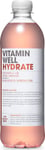 Vitamin Well Hydrate, Rabarber/Jordgubb, 0,5 L