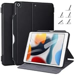 Ztotop Case for iPad 9th/8th/7th Generation 2021/2020/2019, Lighter Magnetic Case with 5 Magnetic Angles+Premium Leather Business Cover+Pencil Holder + Auto Wake/Sleep for iPad 10.2 Inch, Black