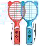 Nintendo Switch Joy-Con Racket med handledsrem, blå/röd