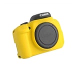 Canon EOS 600D/650D/700D kameraskal i silikon böjbar skyddande mjuk - Gul