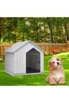Waterproof Plastic Dog House Pet Kennel with Door