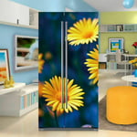 Two-door Fridge Stickers Self Adhesive Kitchen Wallpaper DIY Refrigerator Cover