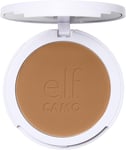 E.L.F. Camo Powder Foundation, Lightweight, Primer - Infused Buildable and Long
