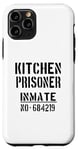 Coque pour iPhone 11 Pro Slogan humoristique « Kitchen Prisoner »
