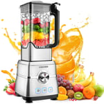 Blenders Smoothie Maker, COOCHEER 2000W High Speed Stand Mixer 35000 U/min Professional Shakes Blender, Grinder and Icebreaker with Stainless Countertop, 6-speeds Control, 2L BPA Free Tritan Container