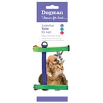 Dogman justerbar kattsele i neon
