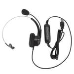Tosuny Online Game Headsets, Mono-ear Headphone Fits for Desktop Computers and Notebooks,Mono-Ear USB Headphone Earpiece Earphone Fits for Computer Notebook